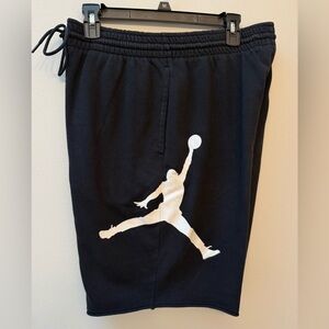 Nike Air Jordan Jumpman Black Shorts Big Logo Adult Sz Medium #1